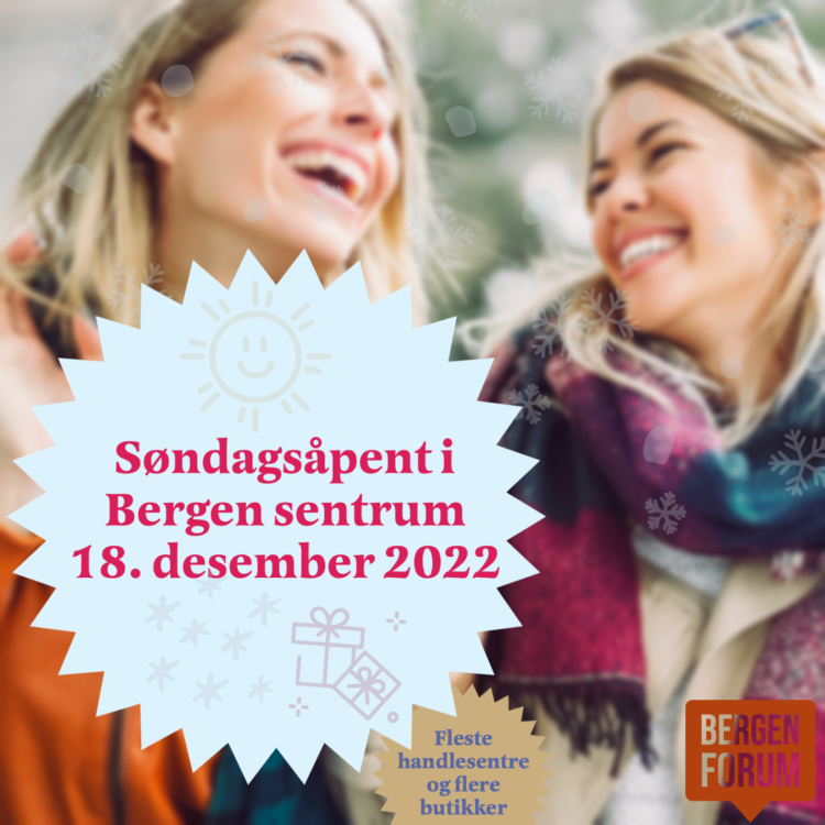 Bergen Norge - Søndagsåpent i Bergen Julen 2022