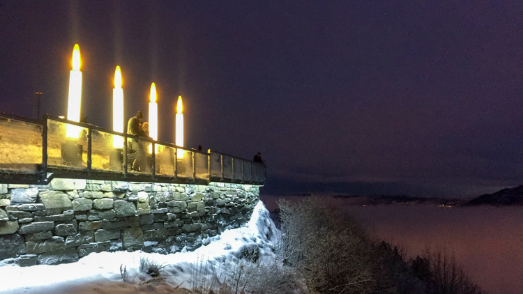 Bergen Norge - Advent på Fløyen for barn og voksne