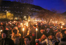 Lysfest Bergen 19. november 2022 Bergen Norge - Bilde fra tidligere Lysfest Bergen