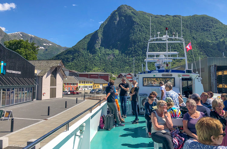 Rosendal Norge - Avreisen fra Rosendal til Bergen