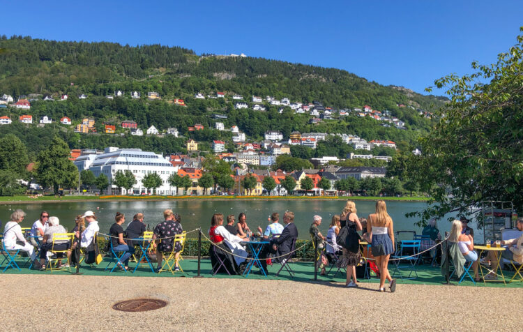 Uteservering Bergen - Uteservering på Landmark